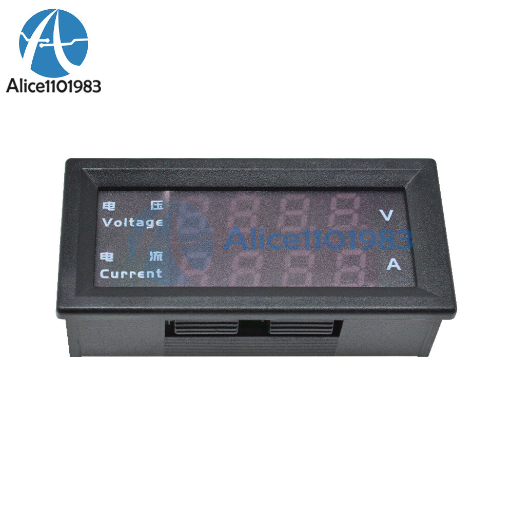1/2/5/10PCS 4-Digital Dual LED DC0-200V 10A Voltmeter Current Ammeter M4430
