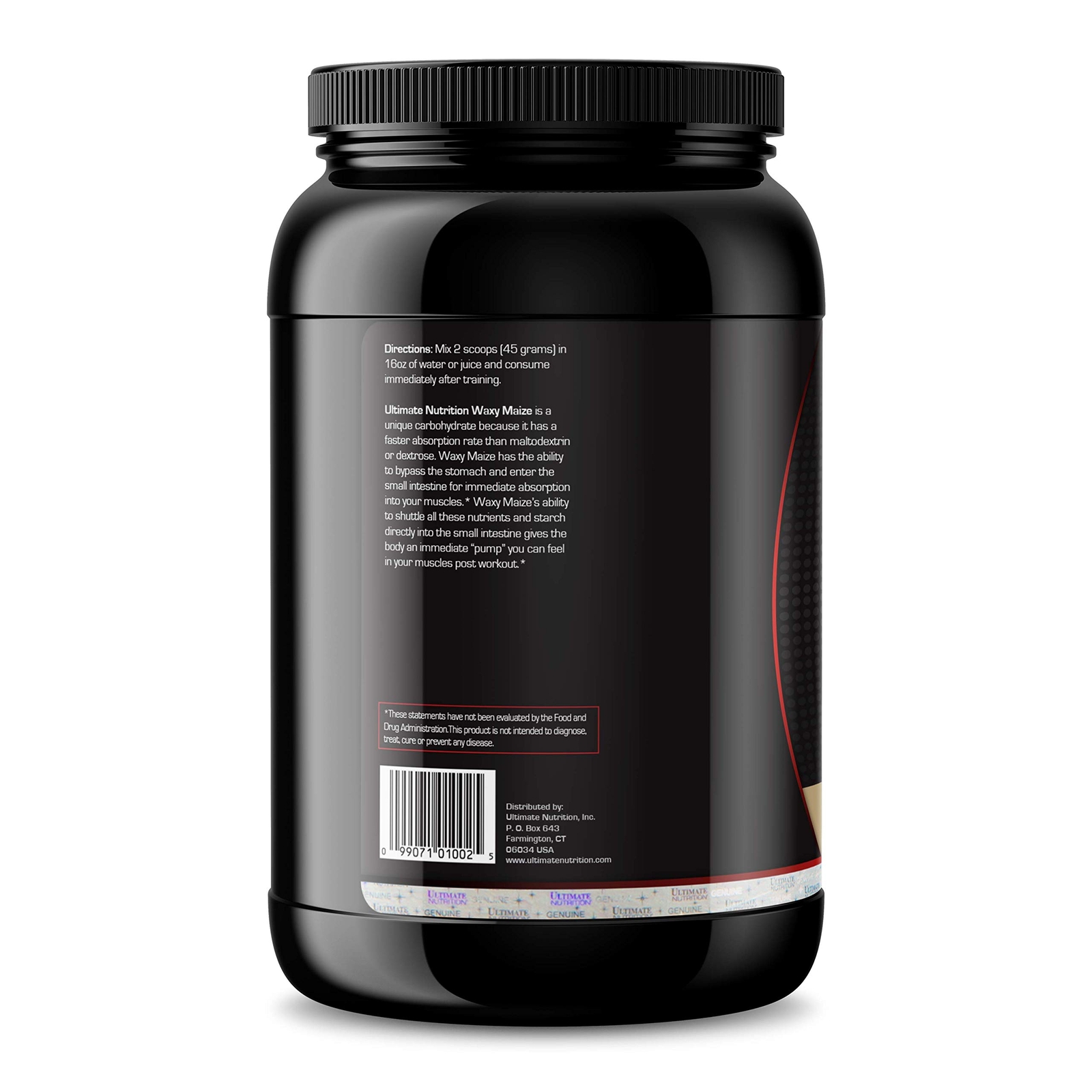 Ultimate Nutrition Waxy Maize, Zero Sugar Carbohydrate Powder