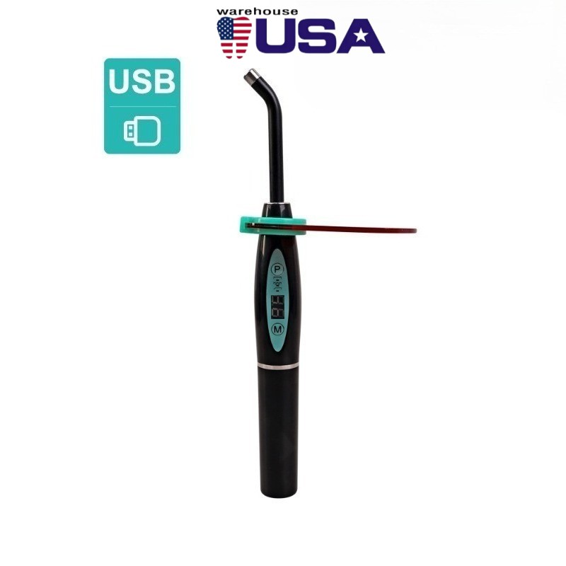 Dental Wireless 5W LED Curing Light 1500mW/cm² Curable Resin Oral Device Dental