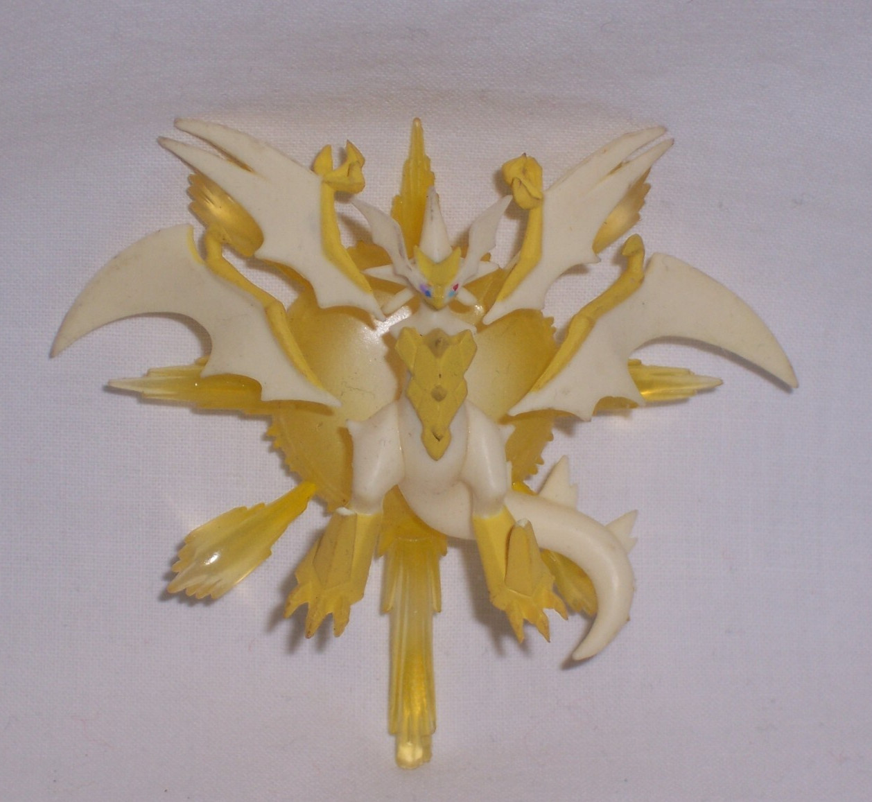 Pokemon TCG Ultra Necrozma GX Figure from Dragon Majesty  Yellow No Stand