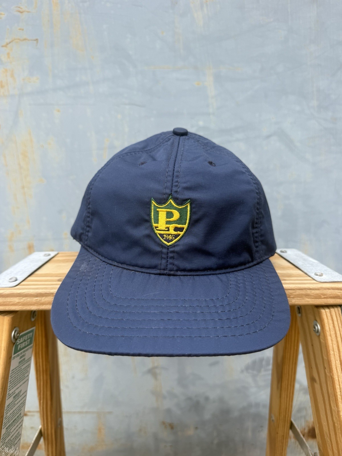 Ahead Performance Patterson Club Golf Hat Blue Strap Back American Needle Vtg