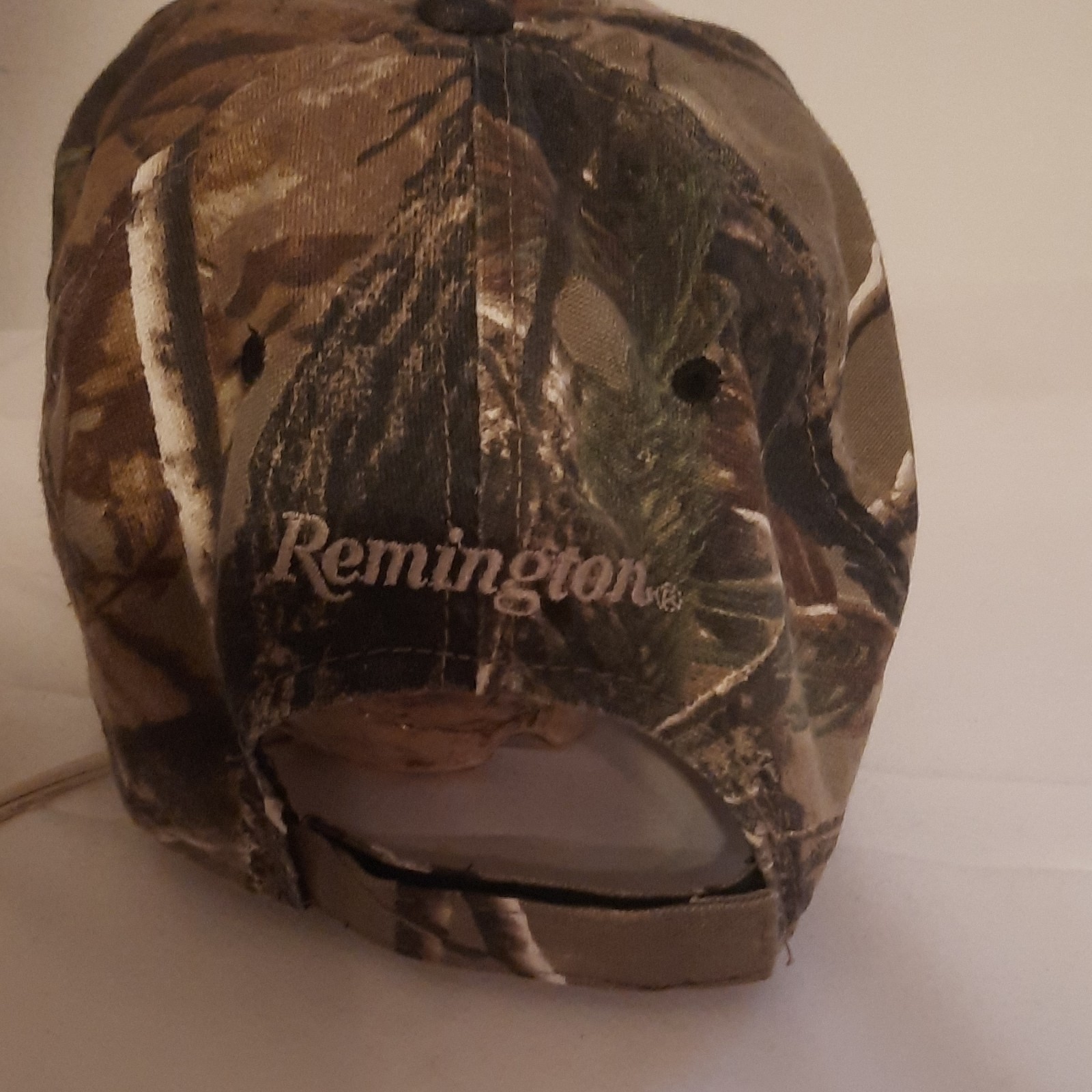 Remington Camouflage Ball Cap Deer Graphic One Size Multi-Color Brown Green