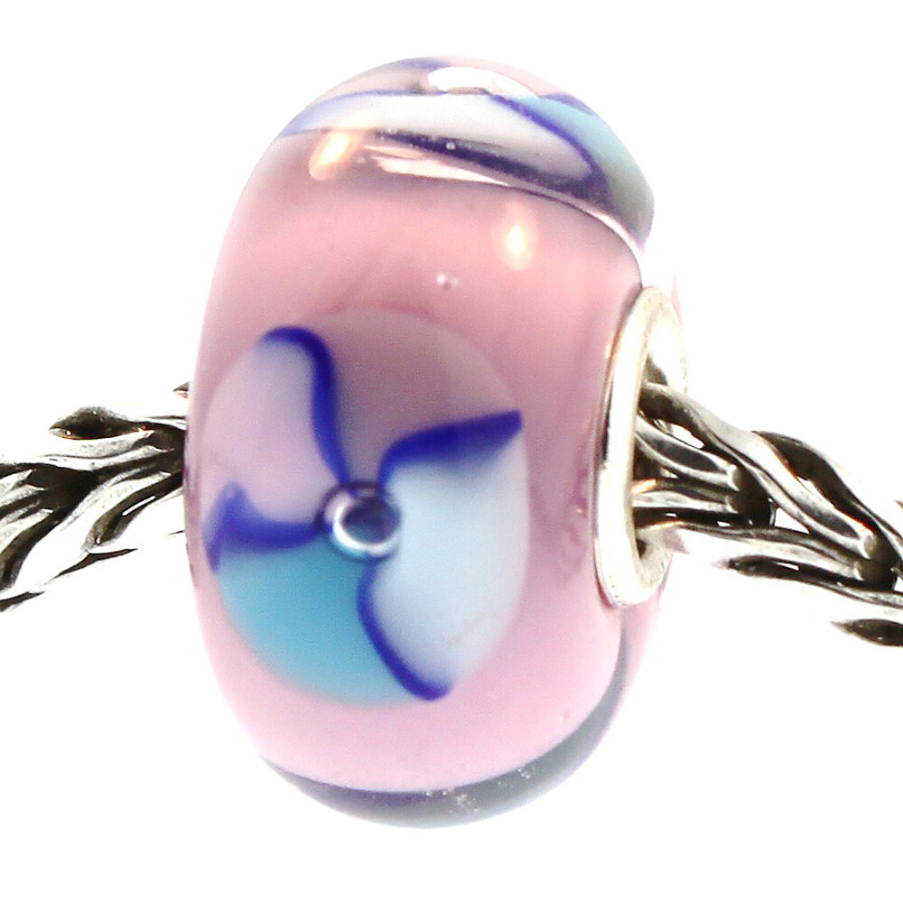 Authentic Trollbeads Glass 61197 Pink Bead :0 RETIRED