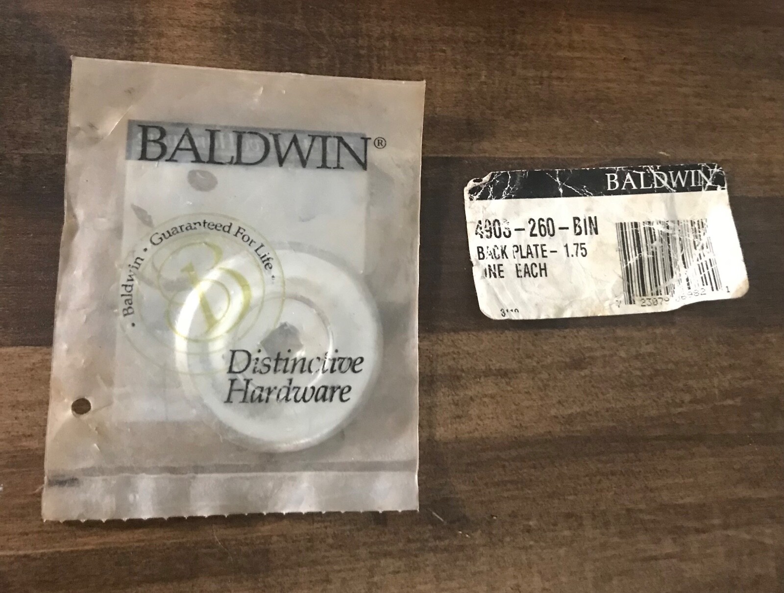 1X BALDWIN 4903-260-BIN BACK PLATE  1.75