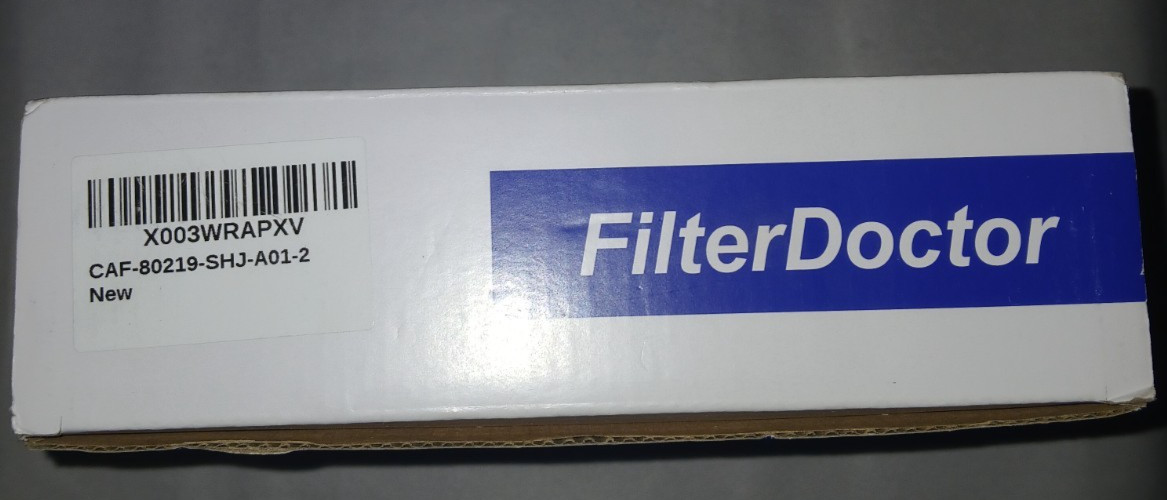 FilterDoctor 2pcs CP134 CF10134 Cabin Air Filter w Activated Carbon and CA12061