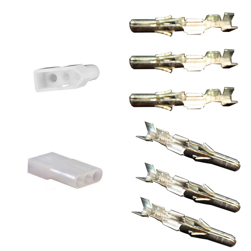 Molex Male & Female 3 Pin Arcade Pinball Plugs with Pins - .093
