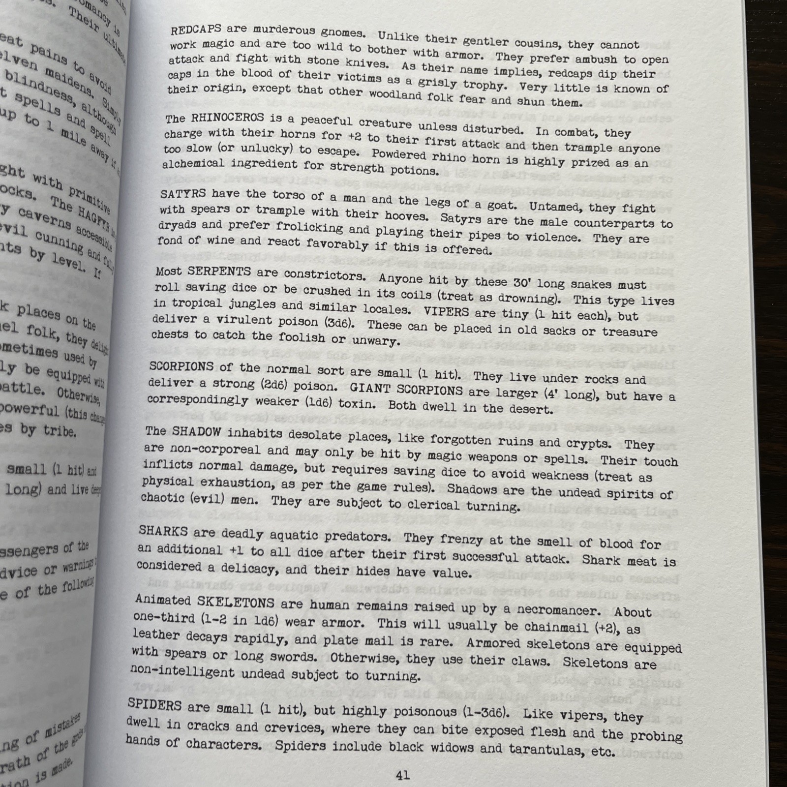 Pits & Perils OSR Rules