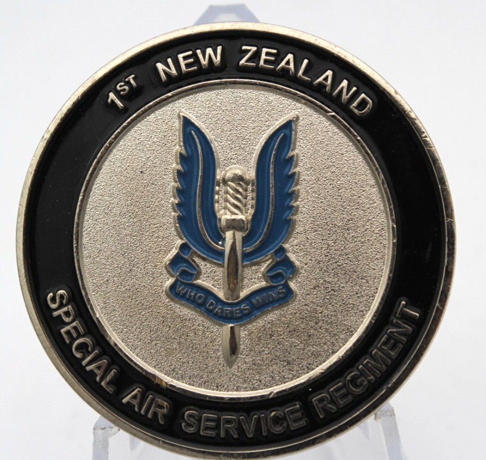 1st New Zealand Special Air Service Regiment Challenge Coin 1.75" Copper