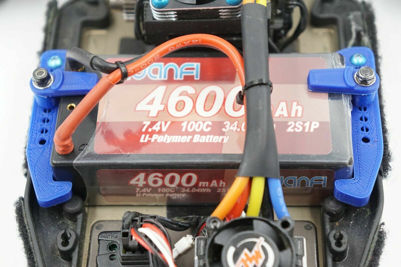 Associated B6, B6.1, B6.2, B6.3 Upgrade Quick-Release LiPo Battery Mount