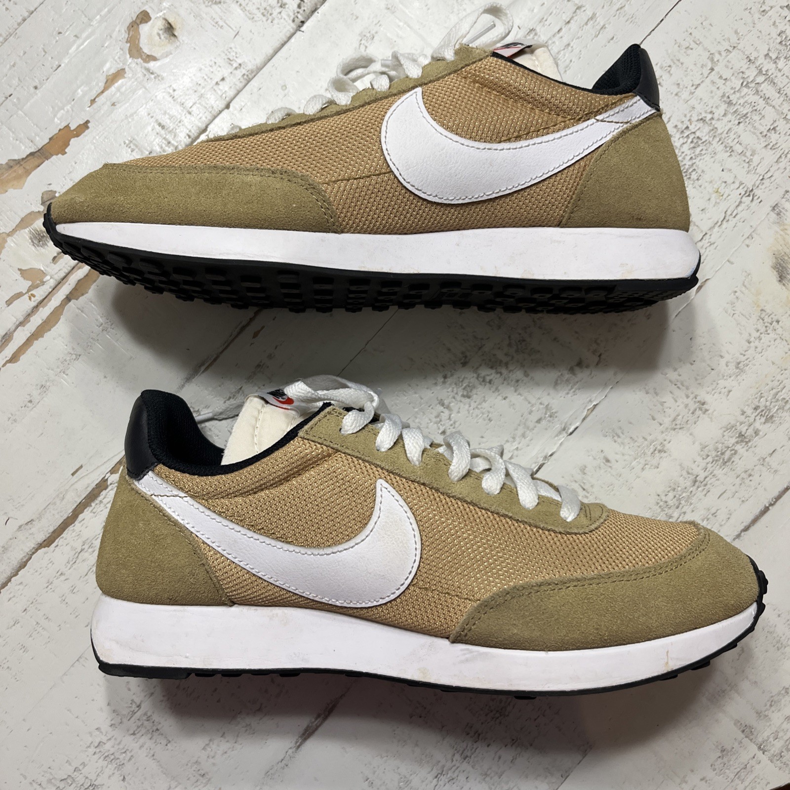 Nike Air Tailwind 79 Retro Classic Beige Gold Sneakers 487754 201 Shoes Size 10