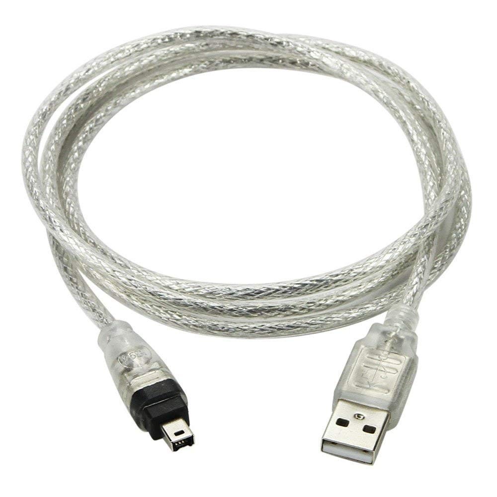 cablecc USB Male to Firewire IEEE 1394 4 Pin iLink Adapter Cord Cable...