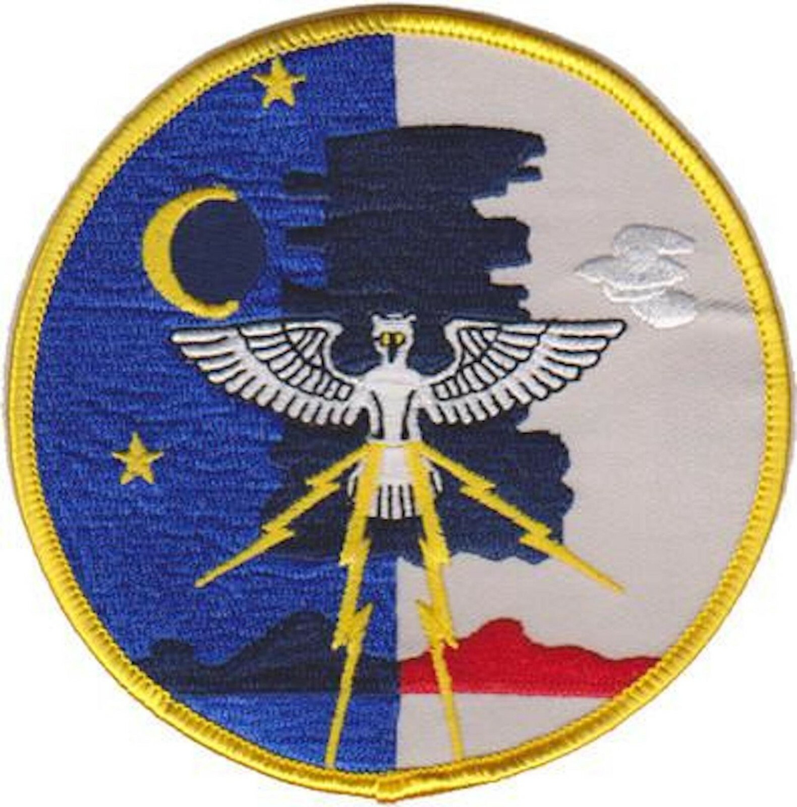 4.5" MARINE CORPS VMF(N)-513 FLYING NIGHTMARES SQUADRON EMBROIDERED JACKET PATCH