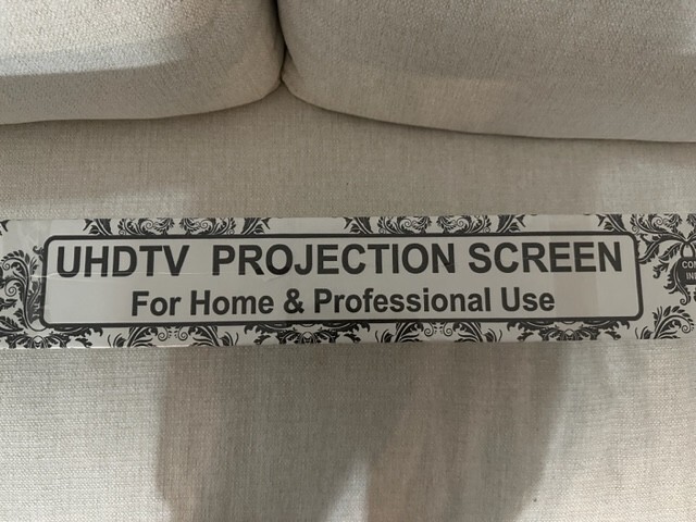 UHDTV Projection Screen 72inch Electric Tech Motorized Smart TV Bluetooth Wifi