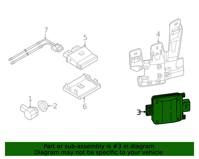 Genuine Volkswagen Blind Spot Detection System Warning Sensor 2Q0-907-686-E