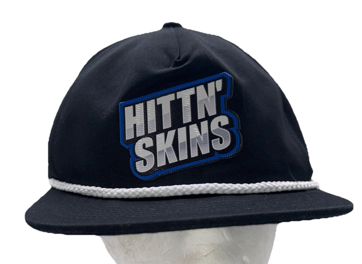 Men’s Golf Hat Hittin’ Skins Spacecraft Brand Snapback Golfers Cap Rope Braid
