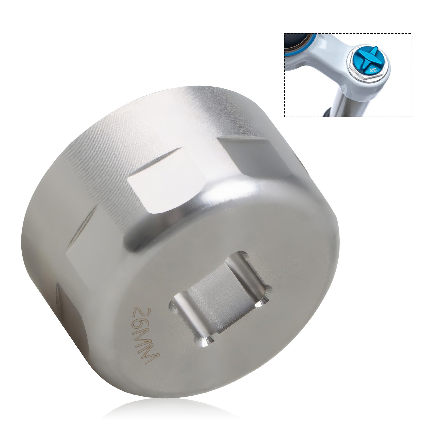 Fork Shaped Top Cover Socket 26mm for Mountain Bike 32 34 Series Forks