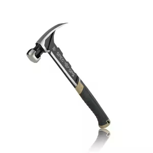 Framing Hammer, 22 Oz., Rip Claw, Smooth Face, Shock-Absorbing Grip