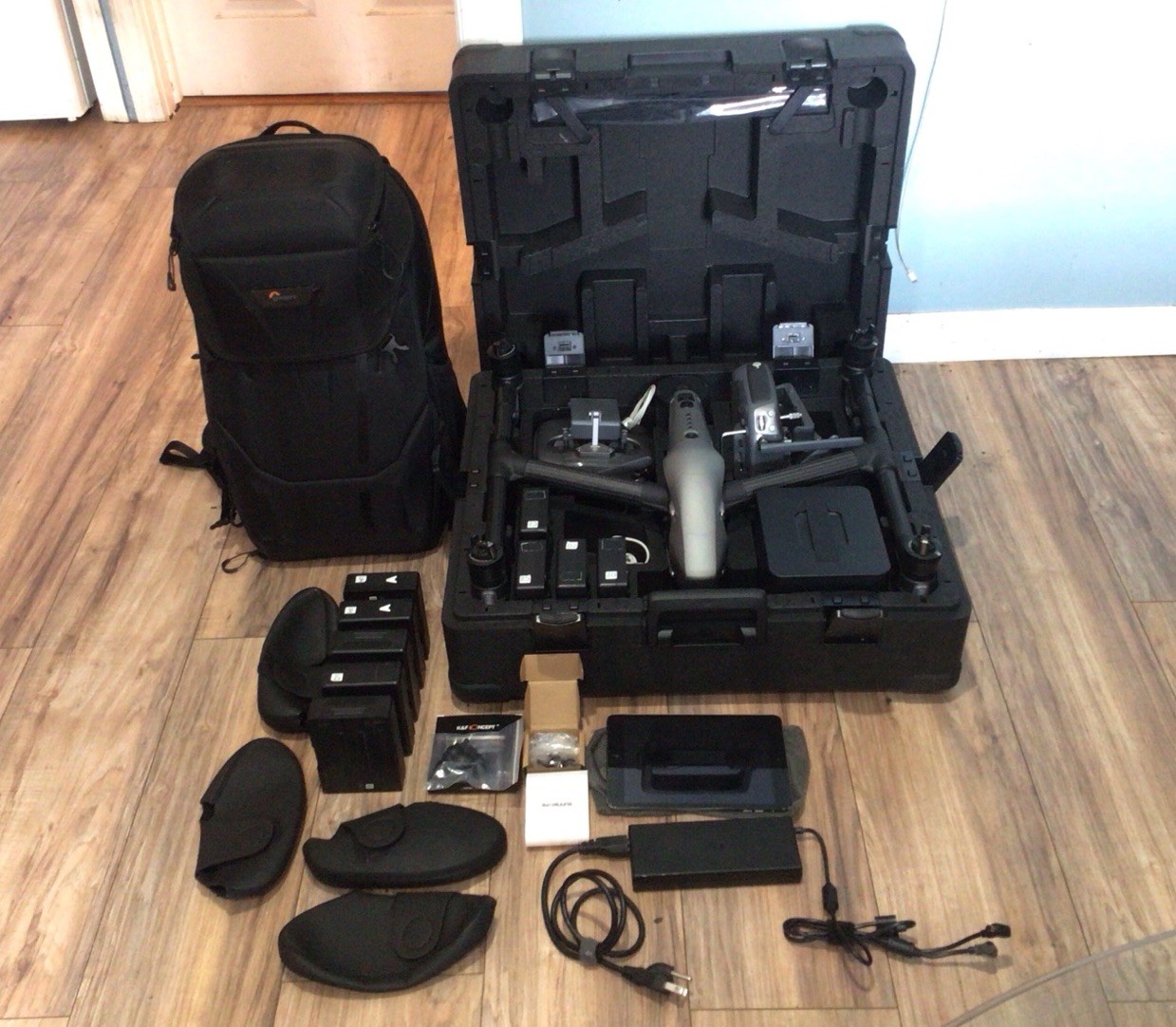 DJI Inspire 2 with Zenmuse X7 Camera, Controller, Extra Batteries, and More