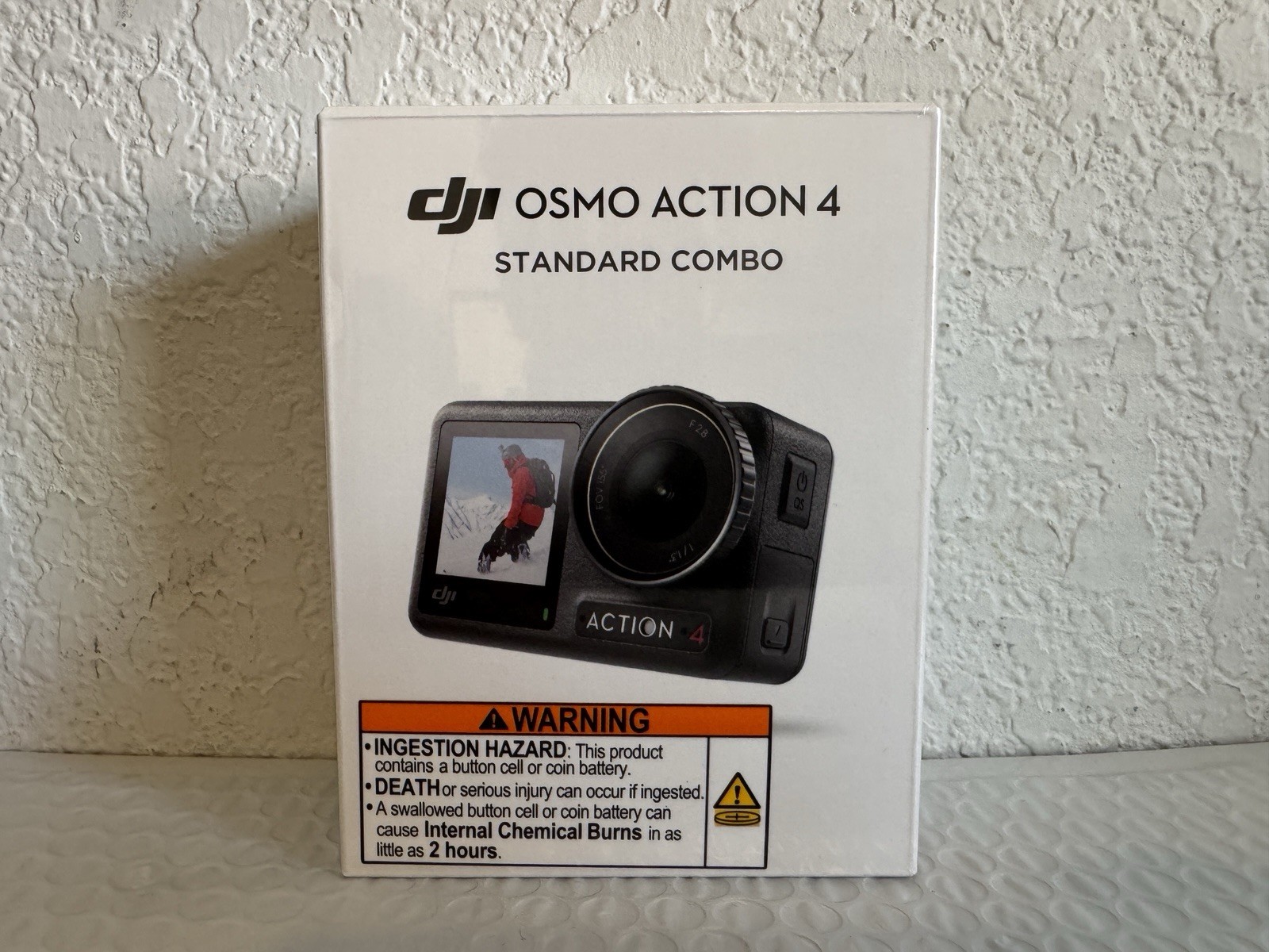 NEW DJI Osmo 4 Standard Combo Action Camera: 4K UHD, 10MP, 64GB - SEALED