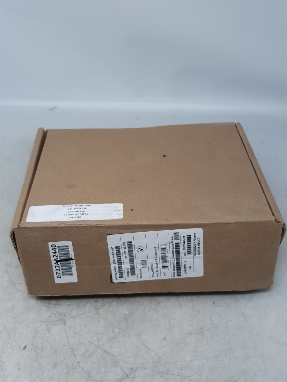 Polycom VVX 411 Desktop Phone PoE HD Voice