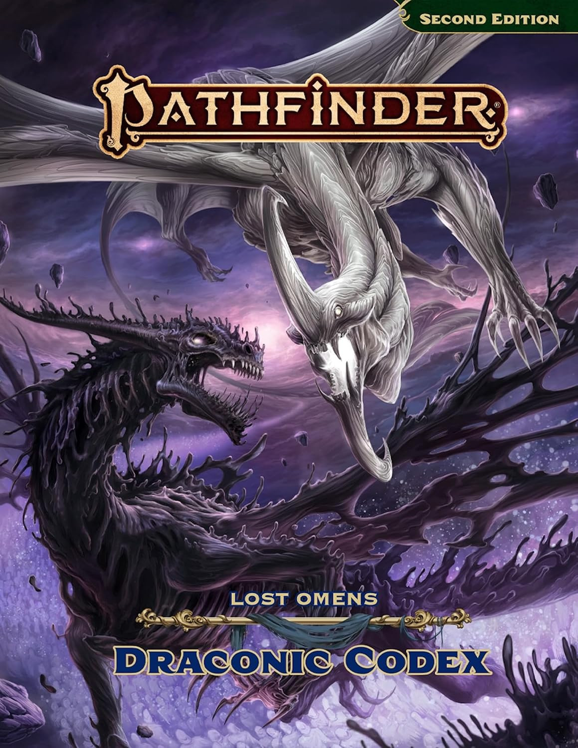 Pathfinder Lost Omens Draconic Codex - 224-Page Dragon Guide for Tabletop RPG Ga