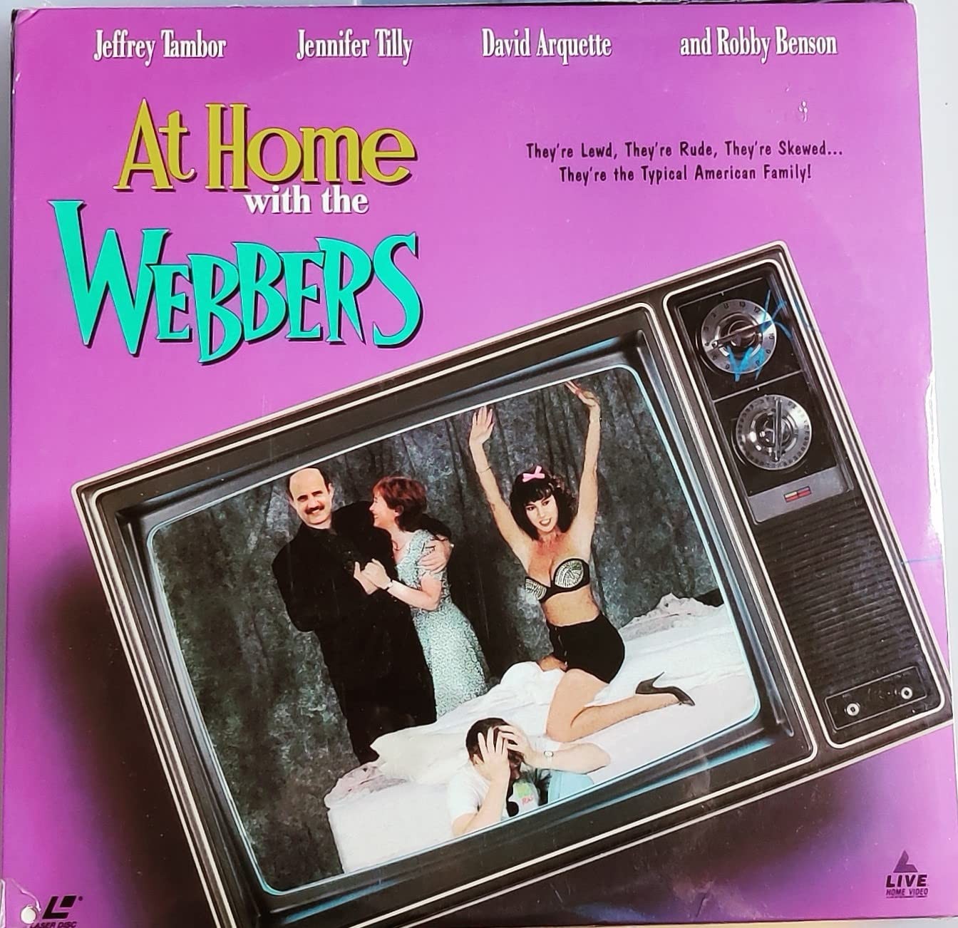 At Home With The Webbers On Laserdisc  Brand New E46