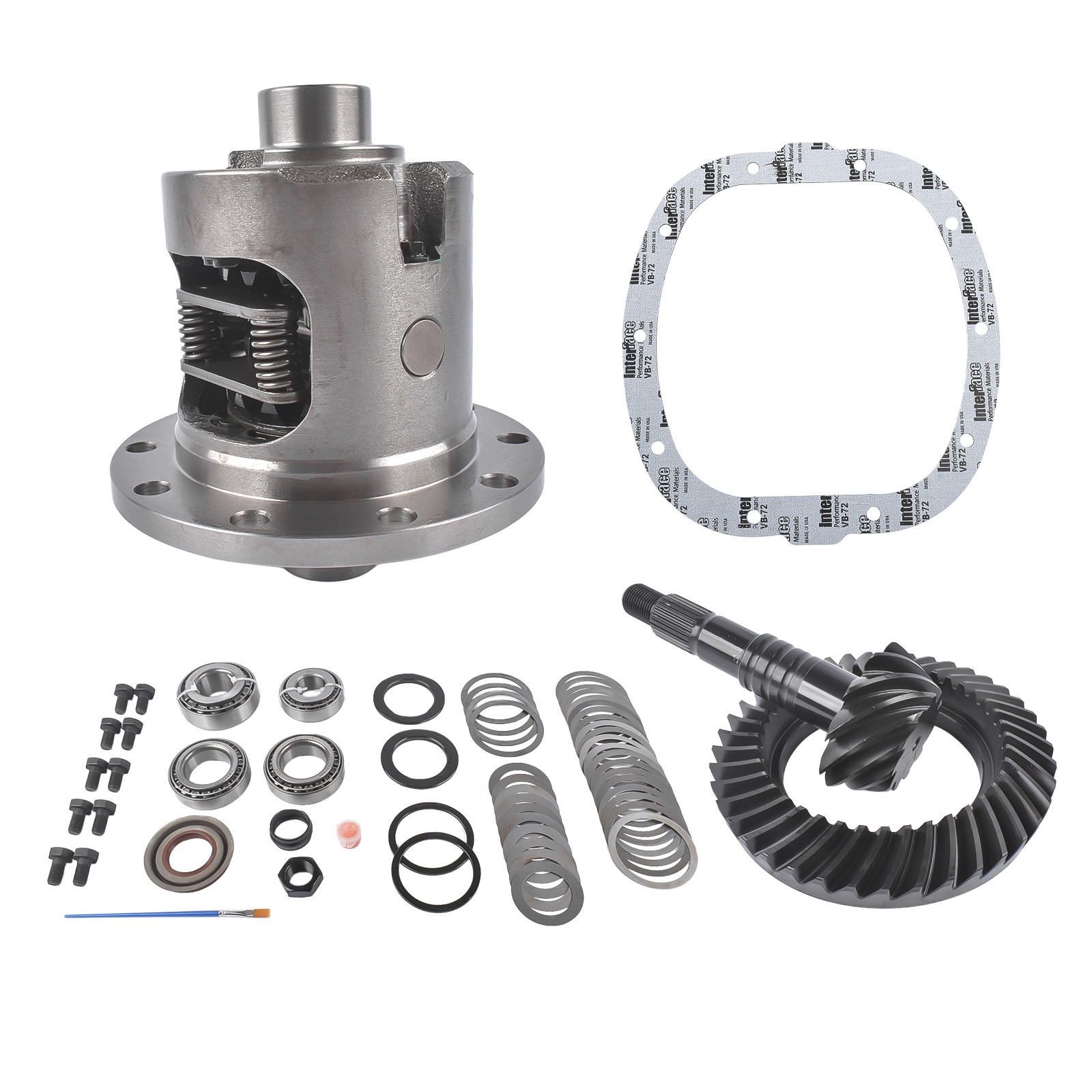 For GM 7.5"/7.625" 10-Bolt Posi Gears Bearing Kit - 26 Spline Gear 3.73 Ratio
