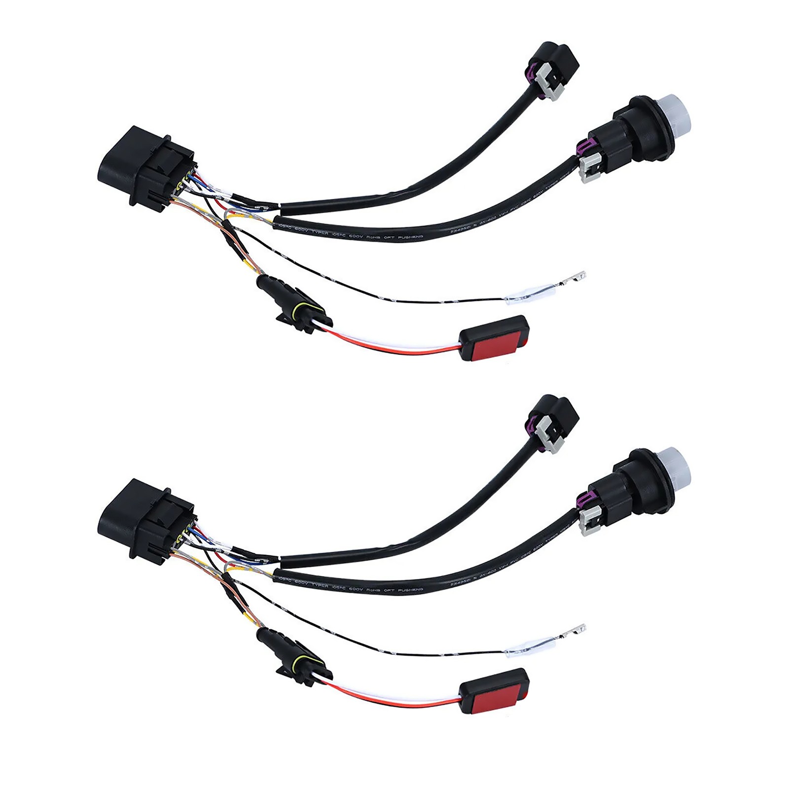 2* Headlight Lamp Wiring Harness Adapter For Dodge Ram 1500 2500 3500 2013-2018