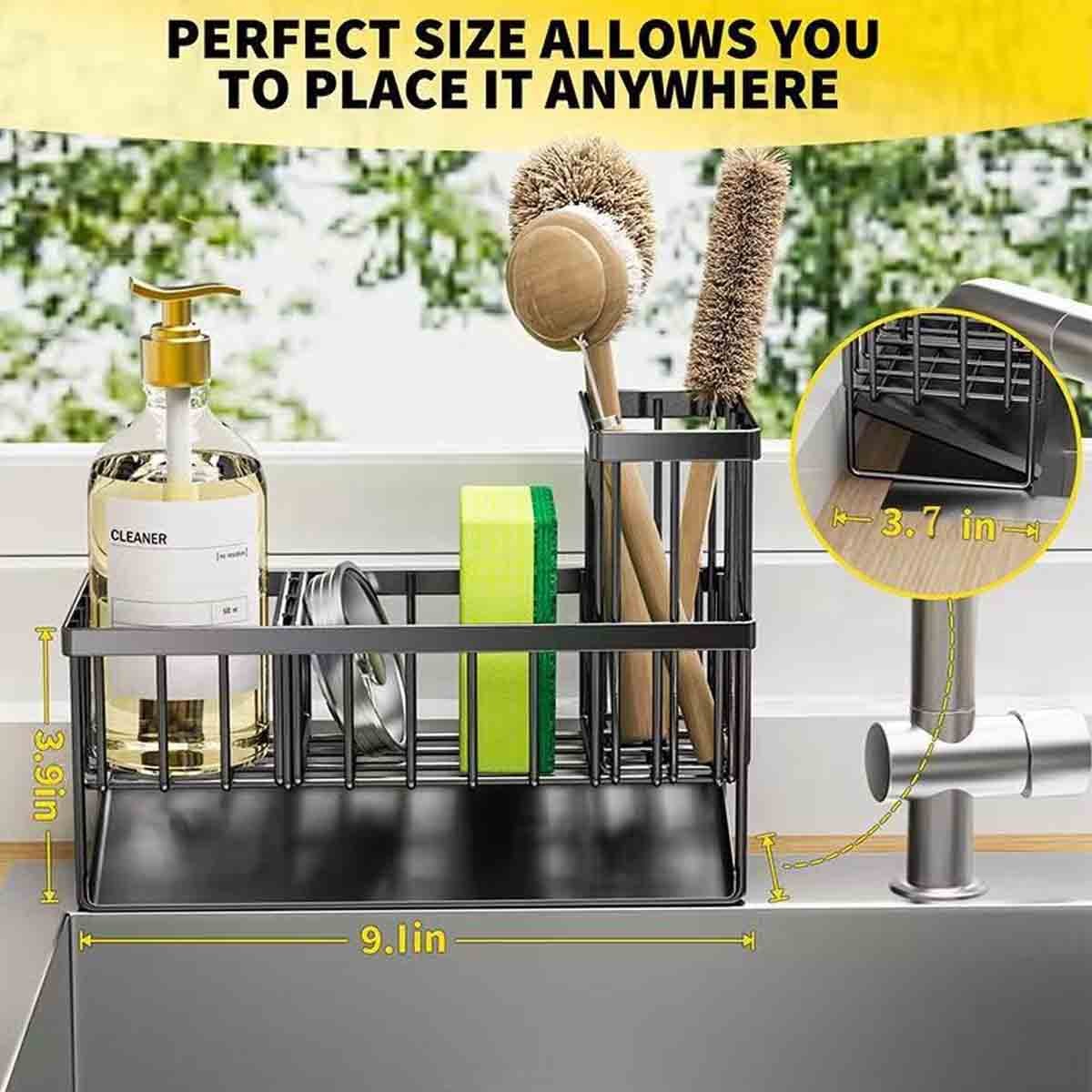 Makeup storage rack, space saving, classic style, stainless steel material