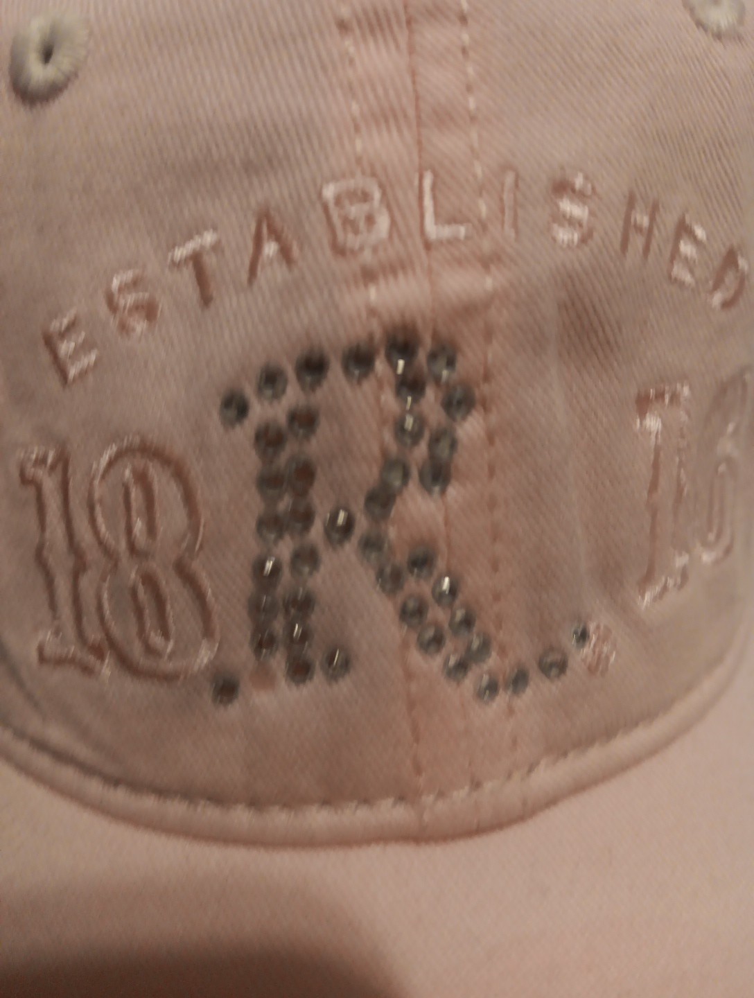 remington branded cap, pink, ladies Rhinestones New+tag