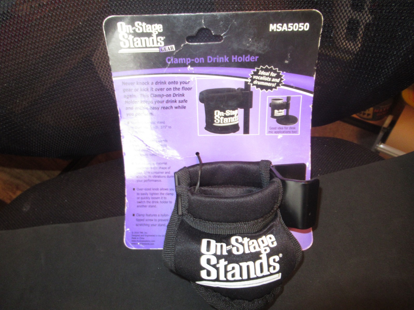 On-Stage Stands MSA5050 Clamp-On Drink Holder