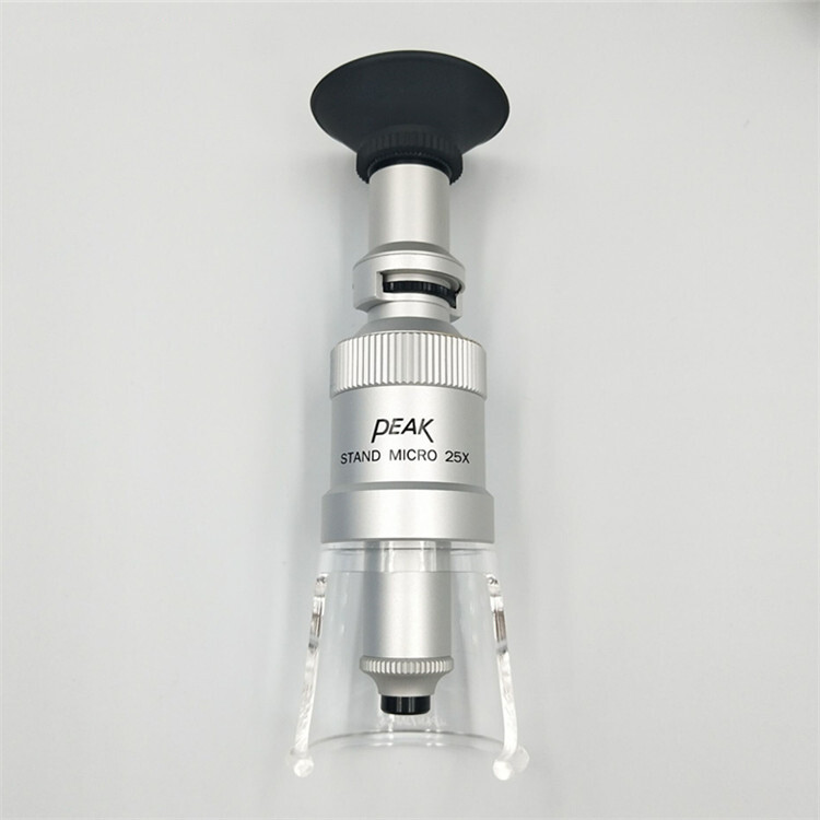 25X Microscope Original PEAK 2008-25X Stand Micro Loupe With Standard Scale