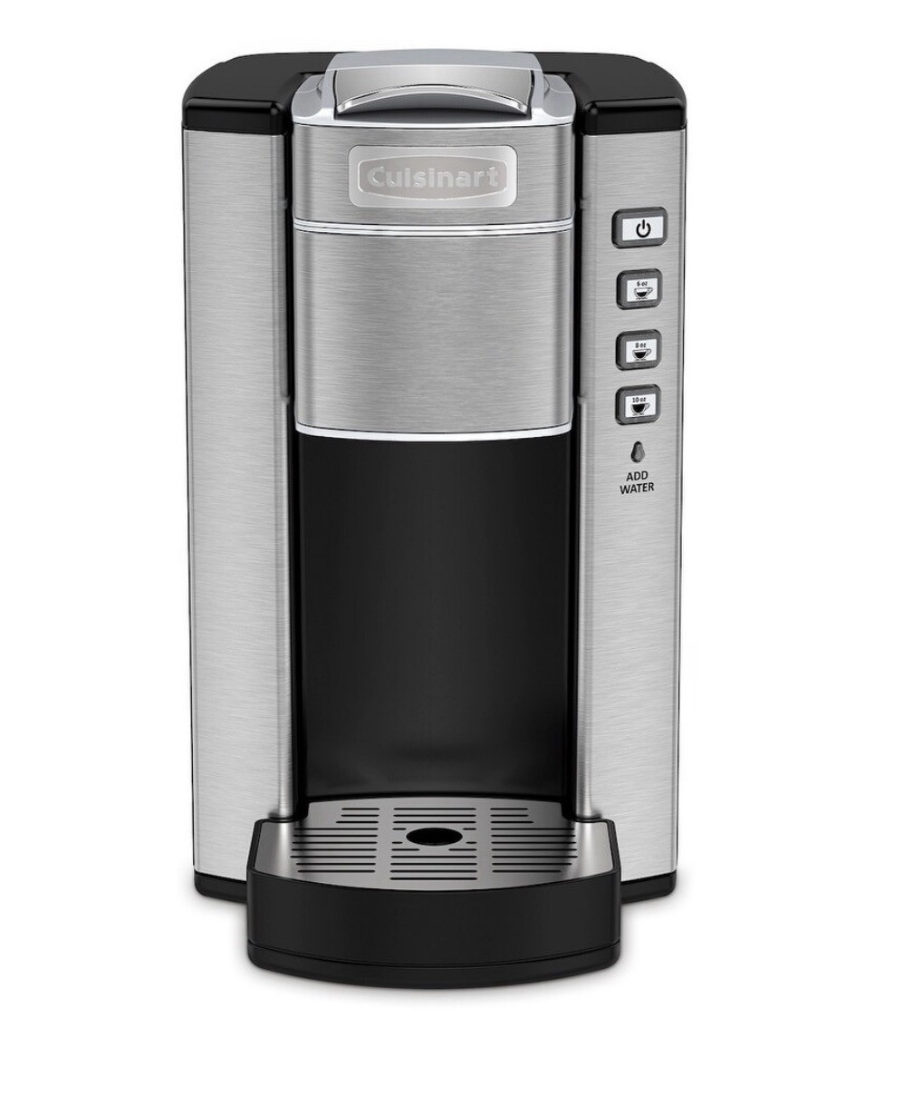 Cuisinart SS-6 Compact Single Serve Coffee Maker K-Cup Compatible Stainless Stee