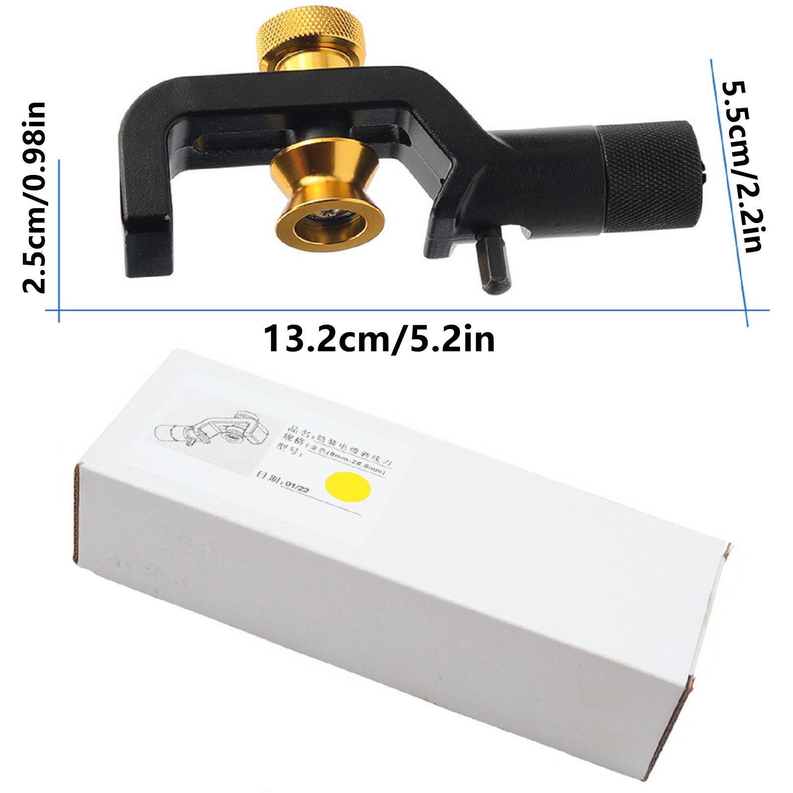 High-precision Armored Fiber Cable Slitter 8-28.6mm Cable Jacket Stripper Kit N