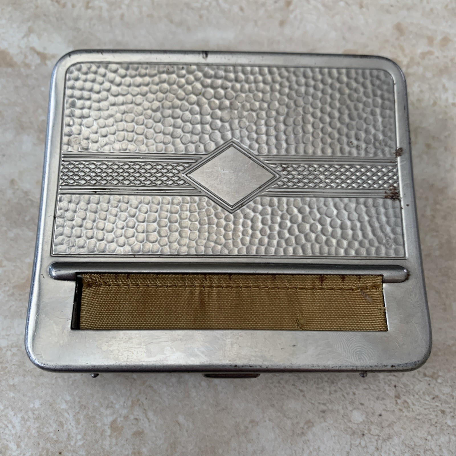 Vintage Metal Cigarette Rolling Machine and Case Automatic Rolling Tobacco Box