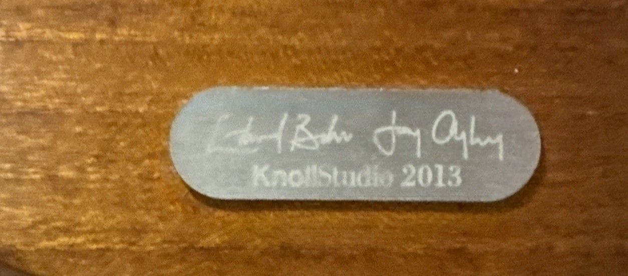 2013 Edward Barber and Jay Osgerby for Knoll Piton adjustable height stool