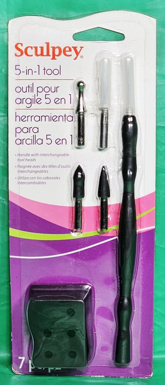 ***Sculpey 5-in-1 Tool Polymer Clay Arts Crafts Accessory 7 Pc Set (New)***