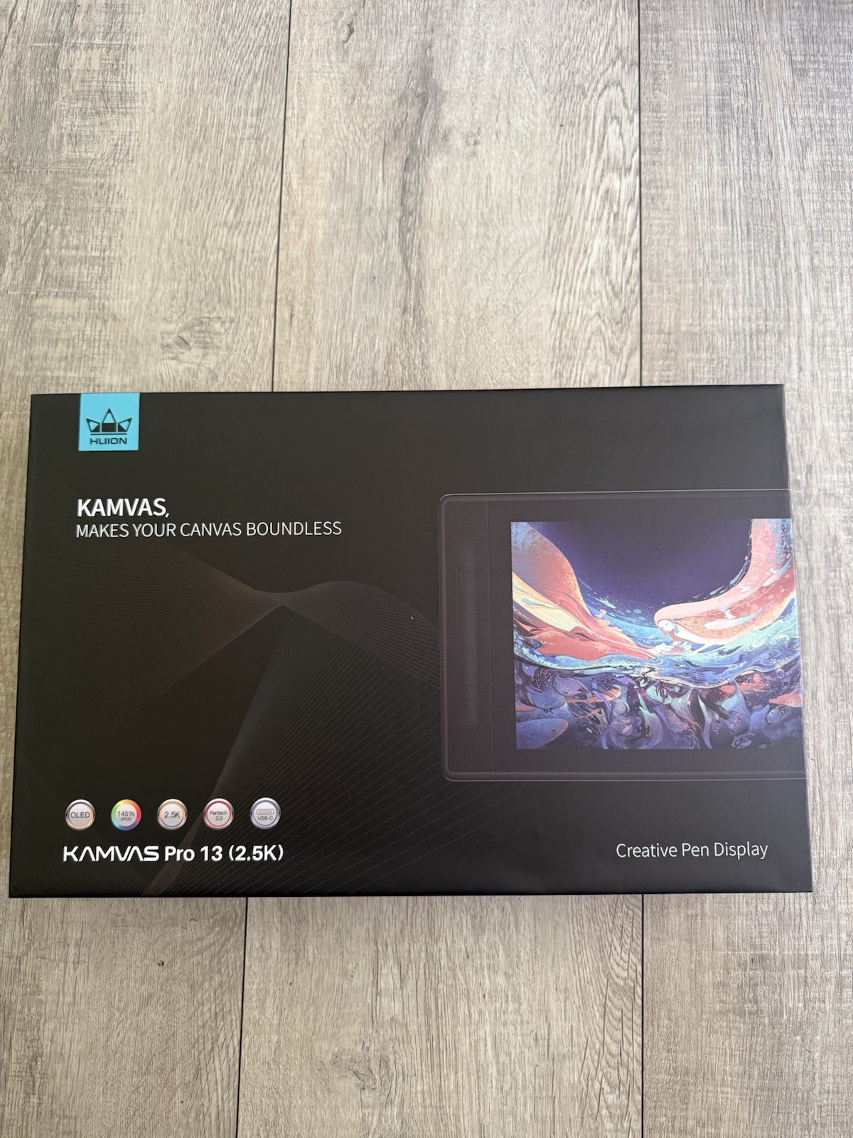 Huion KAMVAS PRO 13 2.5K Drawing Tablet Display QHD Pen Tech 3.0 Brand New
