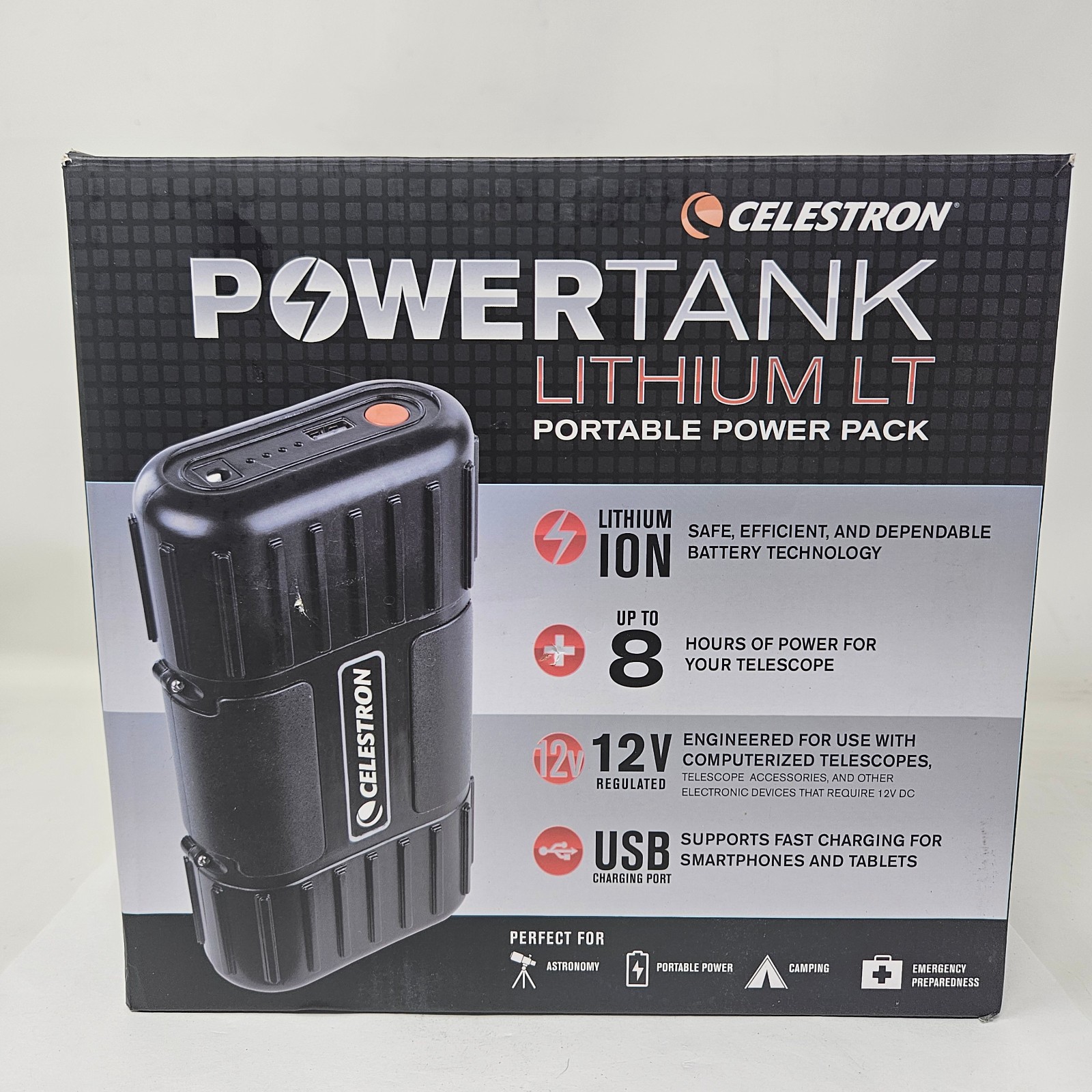 Celestron PowerTank Lithium LT Portable Power Bank Source