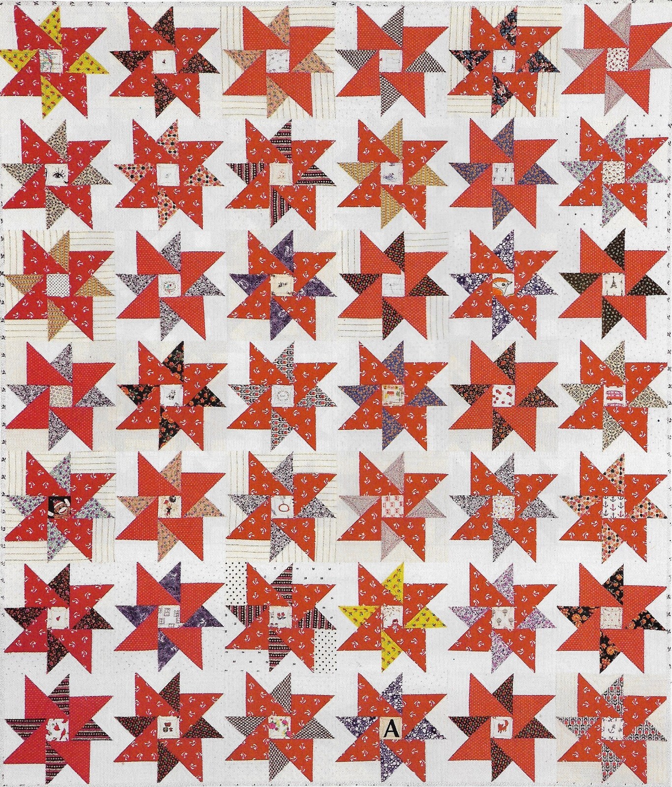 Starry Surprise Quilt quilting pattern instructions