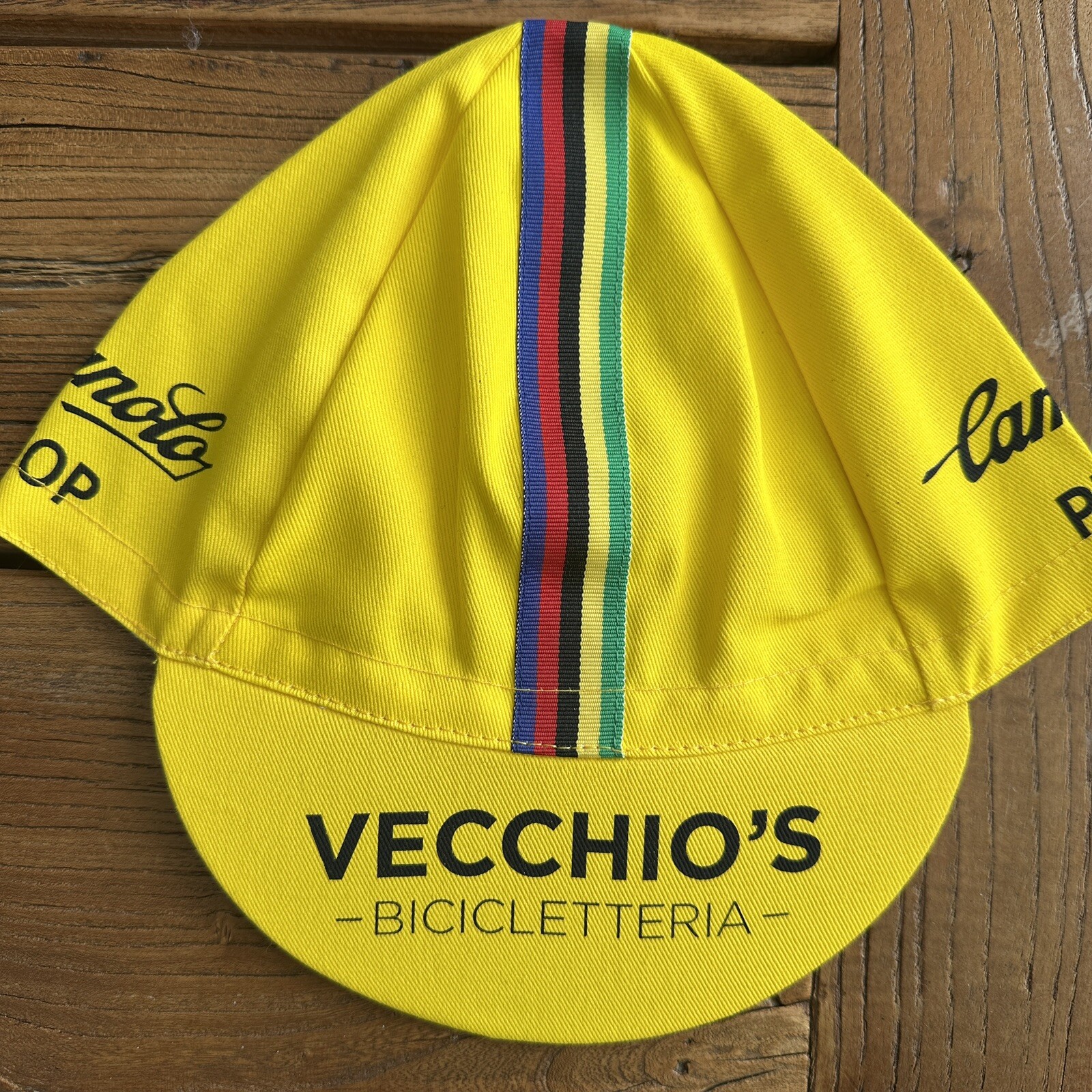 Vecchio's Bicicletteria Team Cycling Cap NEW Bike Ride Hat FREE SHIPPING !!