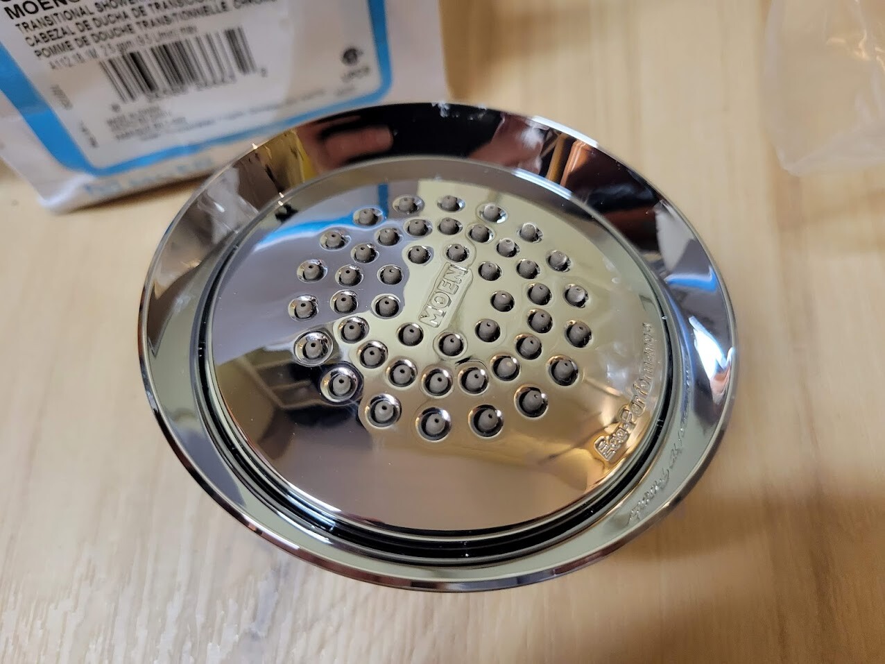 Moen 6370 Collection 3.75-Inch 3.75" Single Function Showerhead, Chrome NEW OPEN