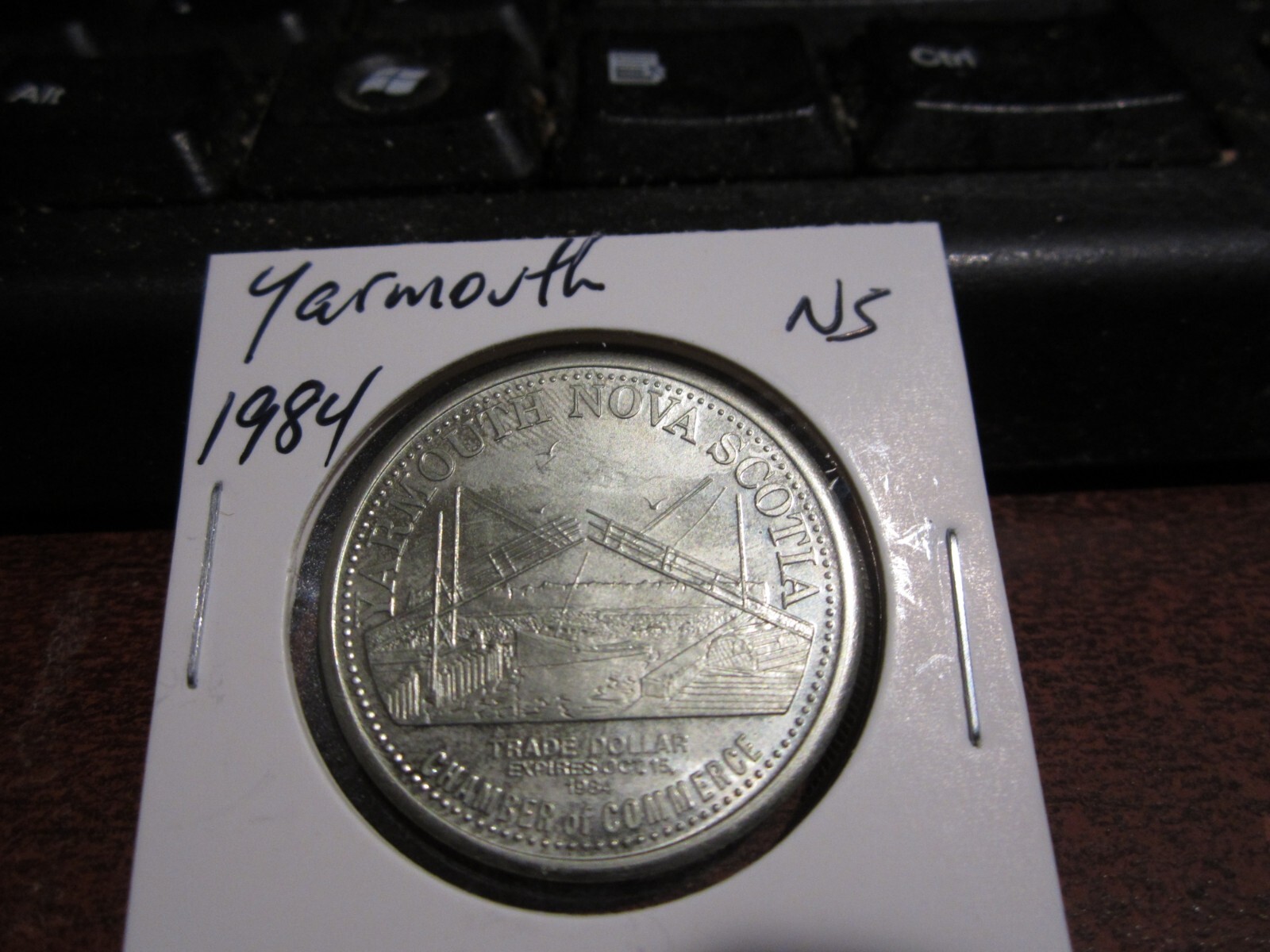 1984 - Yarmouth, NS - Canada Token, Canadian trade dollar / Medal