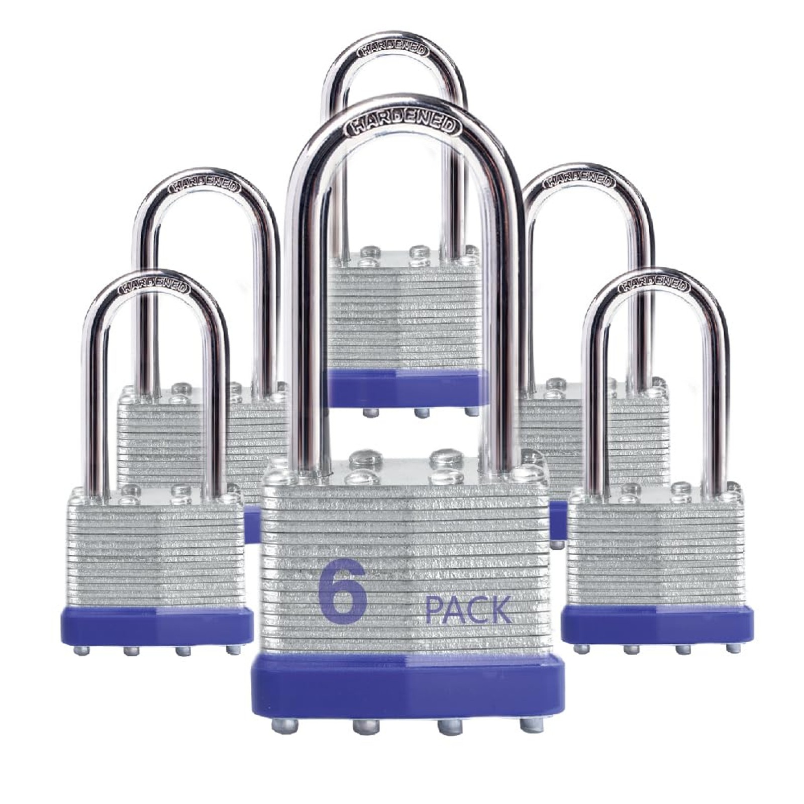 Lock Outdoor Padlocks, Key Lock, Padlocks with Same Key - Laminated Steel Keyed