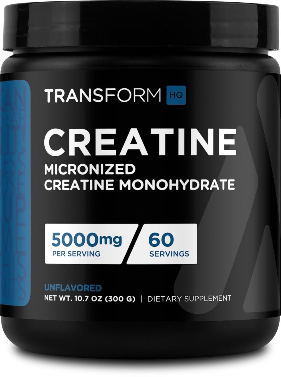 Micronized Creatine Monohydrate Powder 5000mg - Unflavored, 60 Servings, Boost E