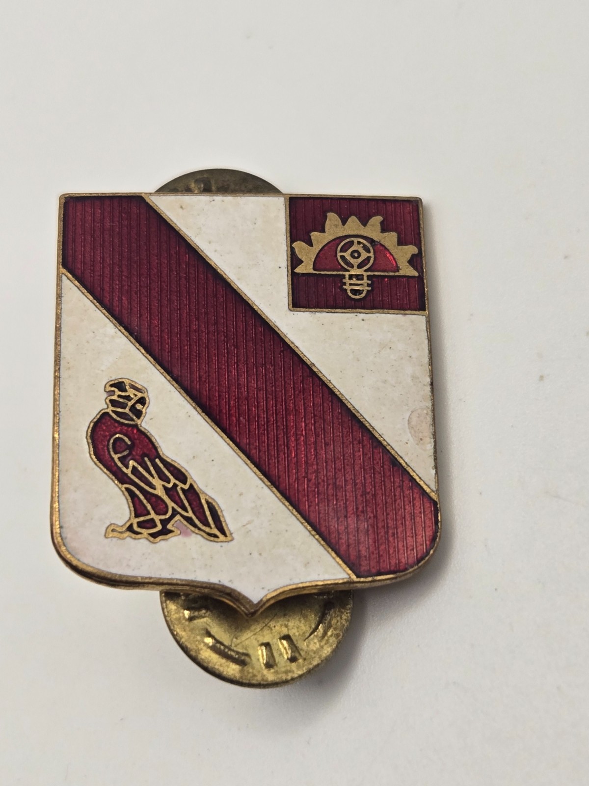 Vintage Army DUI Pin - 21st Field Artillery Regiment   7M