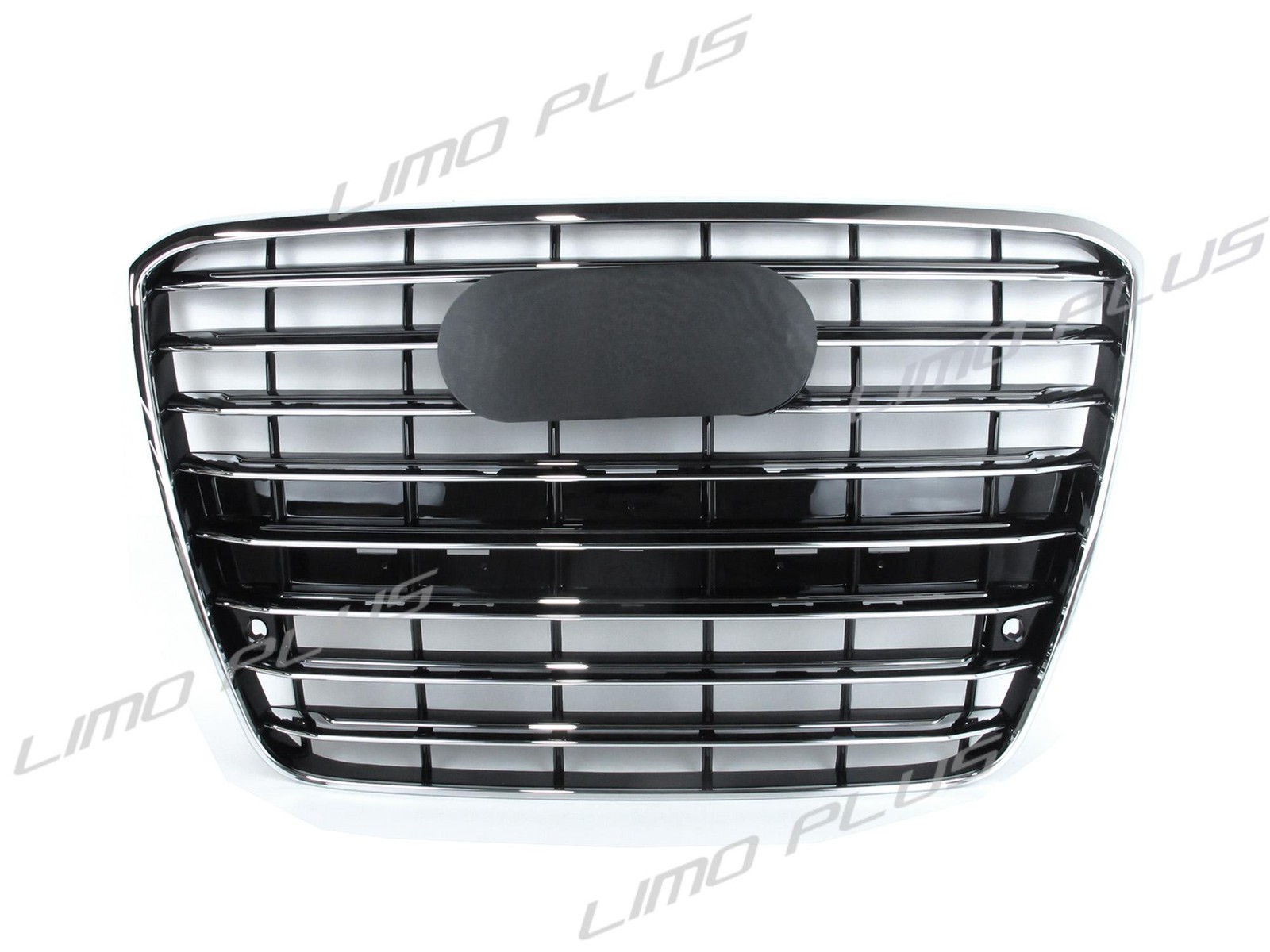 Front Bumper Grille Radiator Grill Gloss Silver Grid For Audi A8 D4 2011-2014
