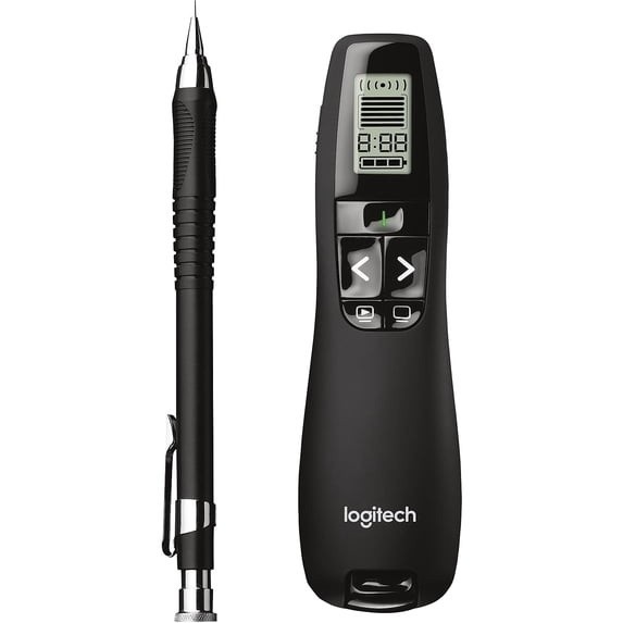 Logitech R800 Professional Presentation Remote (910-001350) Green Laser 100ft