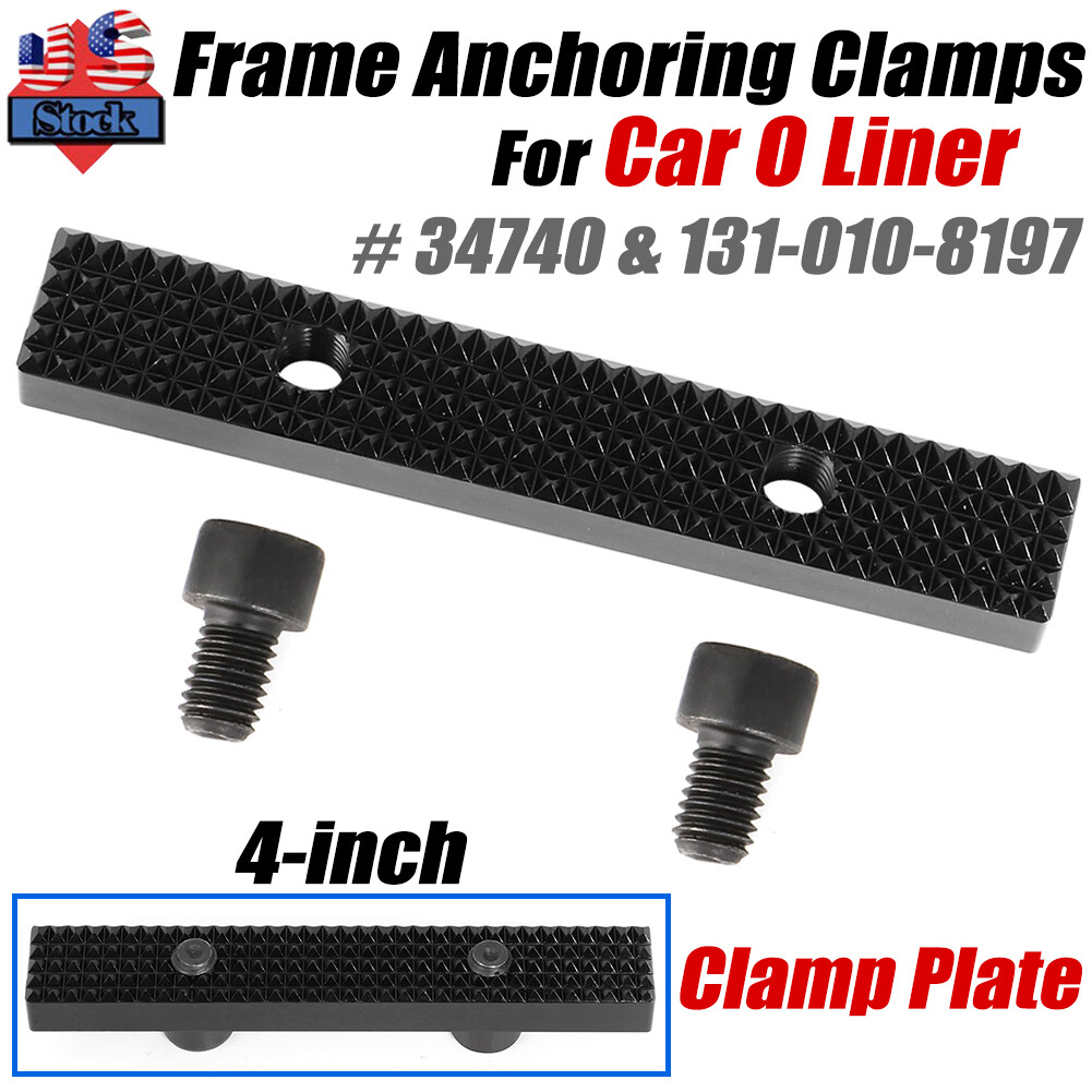 Clamp Plate - Grip 4" x 5/8" For Car O Liner Frame Machines Anchoring Clamps US