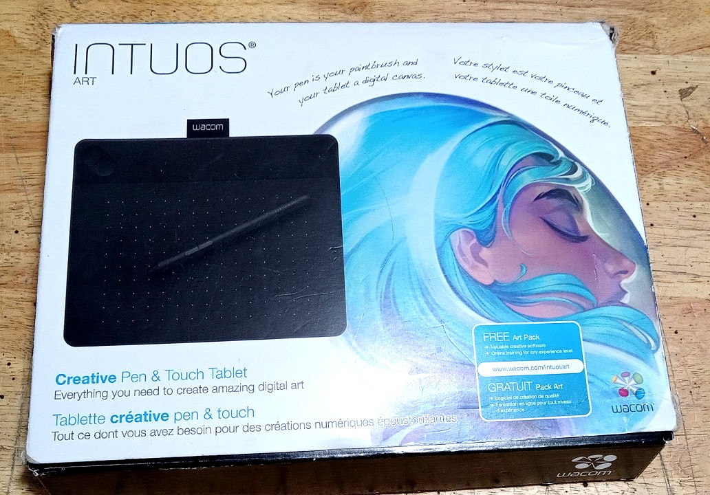 Wacom Intuos Art Creative Pen Tablet CTH-490AK USB Digital